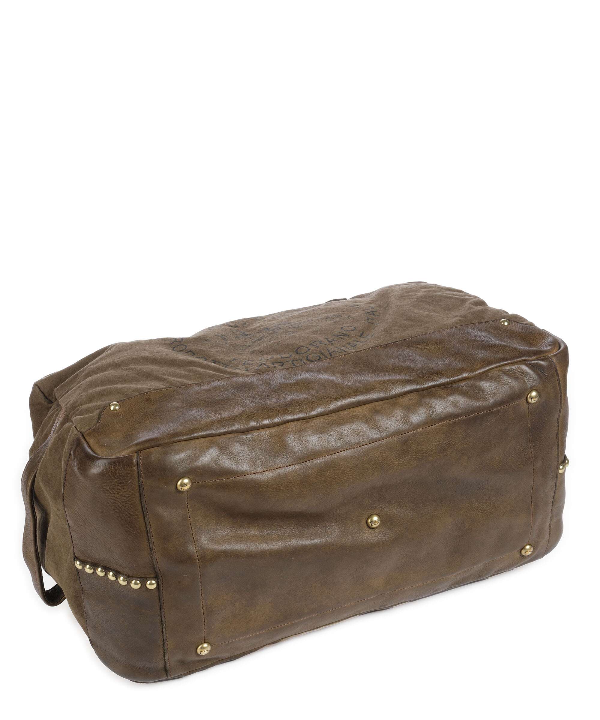 Campomaggi Weekend bag verde militare/nera