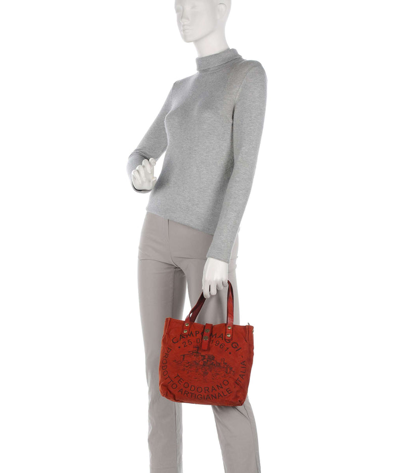 Campomaggi Handbag beige/cotto/nera