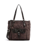 Campomaggi Tote bag verde militare/moro