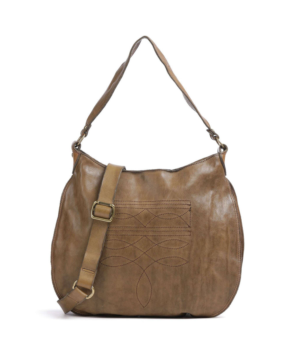 Campomaggi Hobo bag verde militare