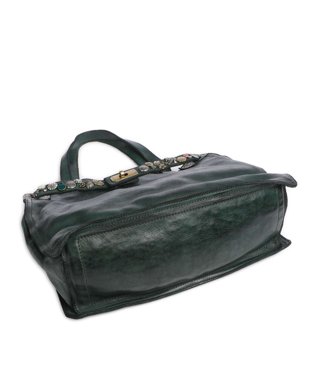 Campomaggi Shoulder bag green bottle