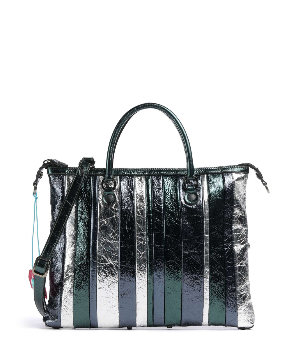 Gabs G3 Plus M Handbag smeraldo/zaffiro/argento