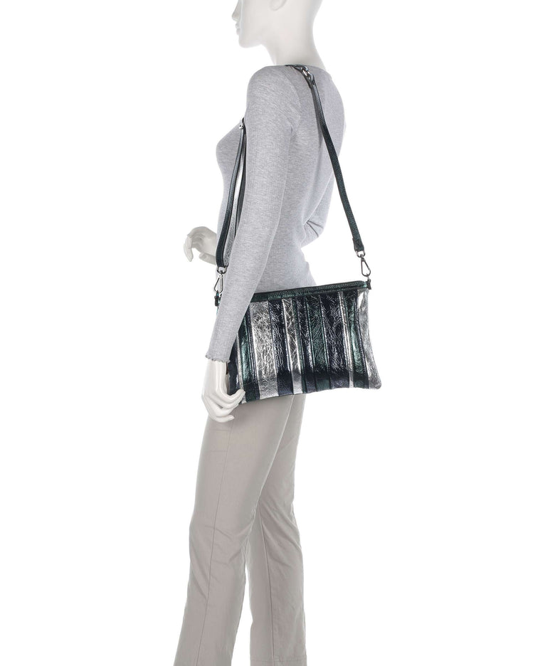 Gabs Santa Fe Ilia Shoulder bag smeraldo/zaffiro/argento