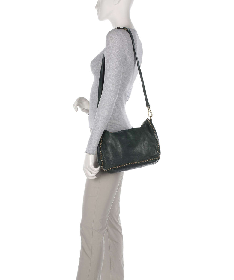 Campomaggi Hobo bag green bottle