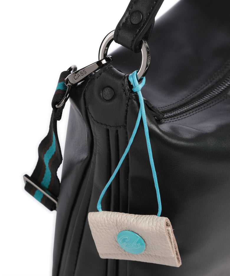 Gabs Stripes Calliope Hobo bag nero