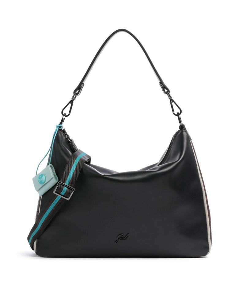 Gabs Stripes Calliope Hobo bag nero