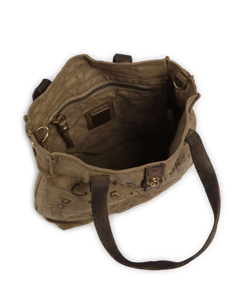 Campomaggi Handbag beige/militare/moro