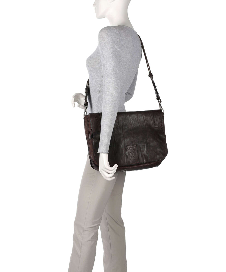 Campomaggi Messenger bag verde militare/moro