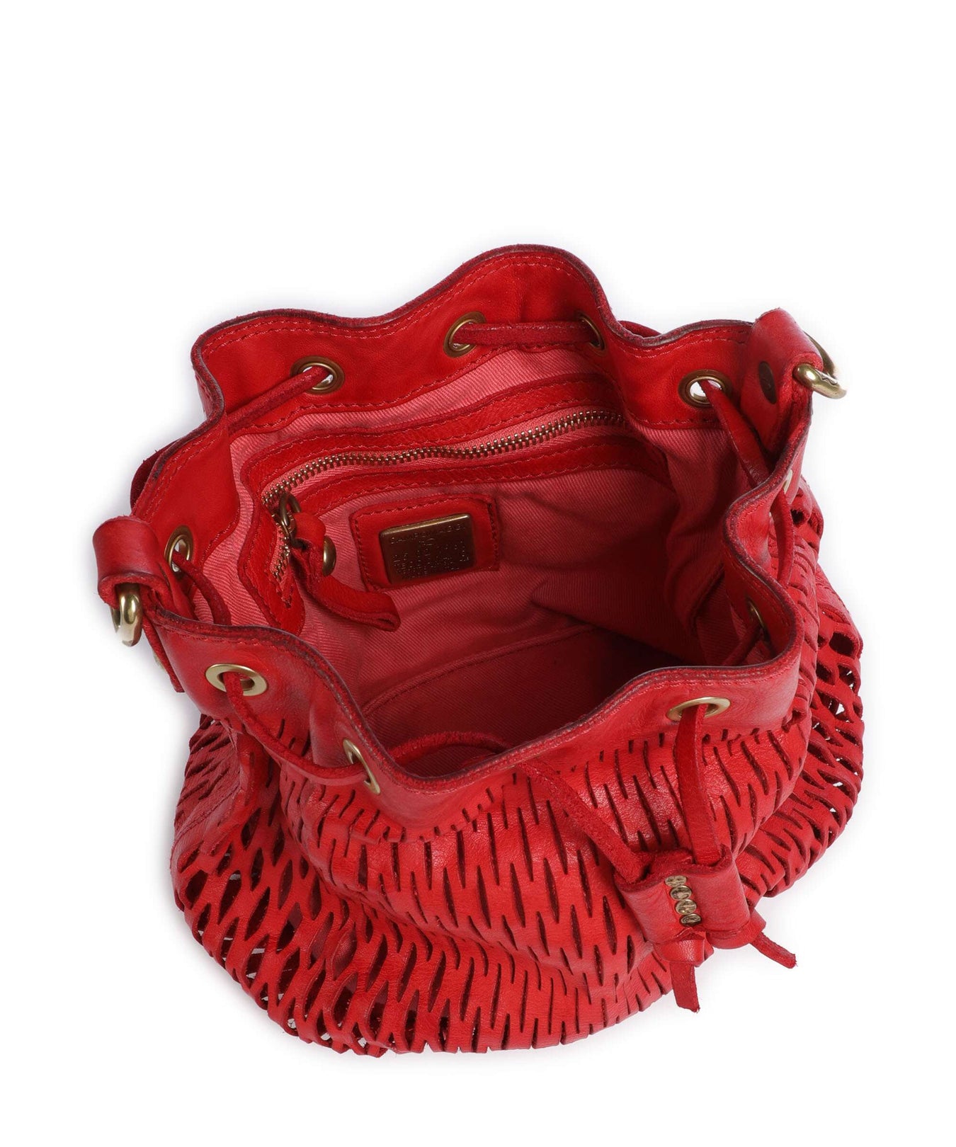 Campomaggi Bucket bag rosso