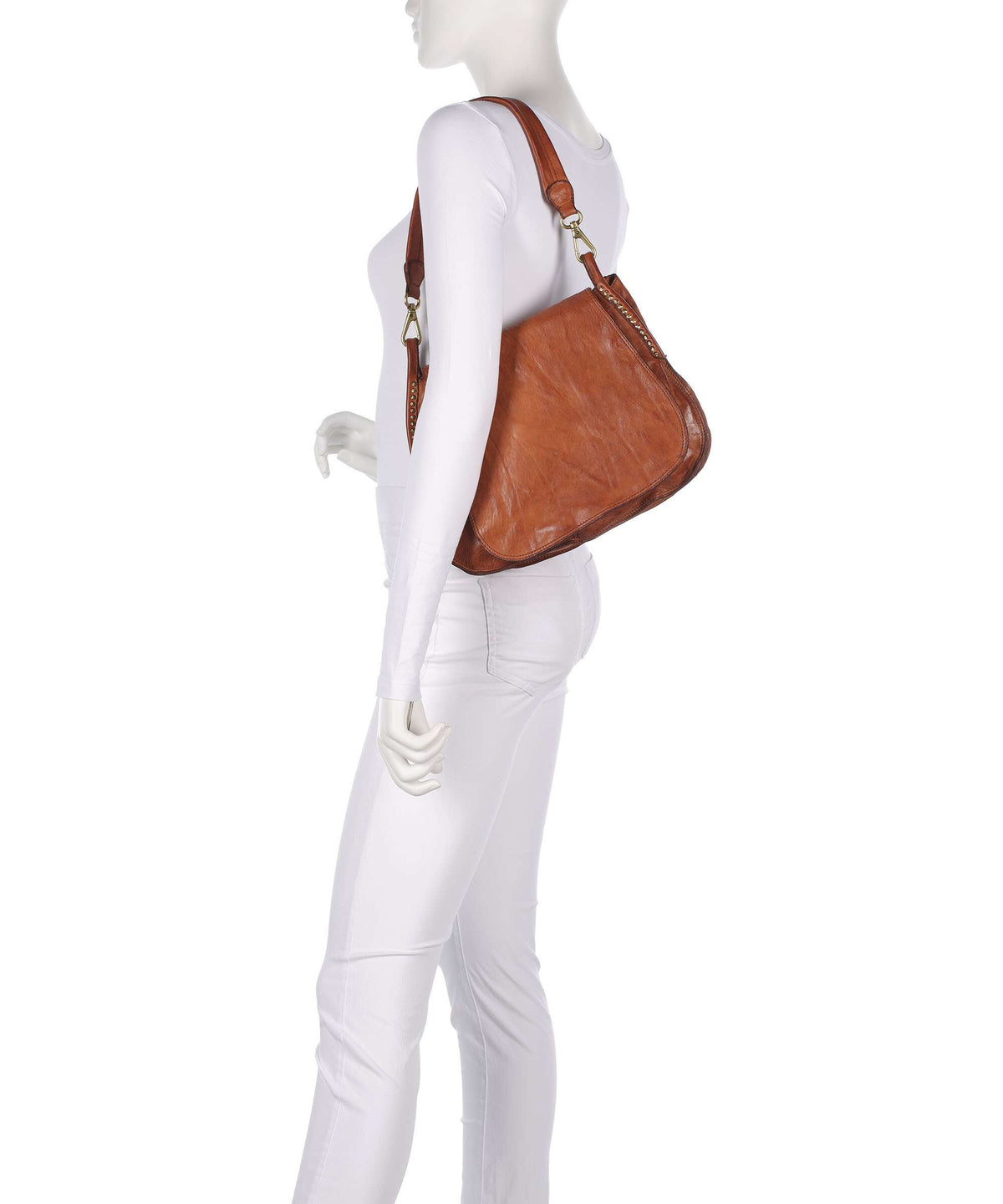 Campomaggi Hobo bag cognac