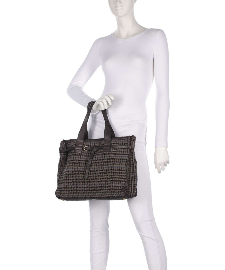 Campomaggi Handbag beige/nero