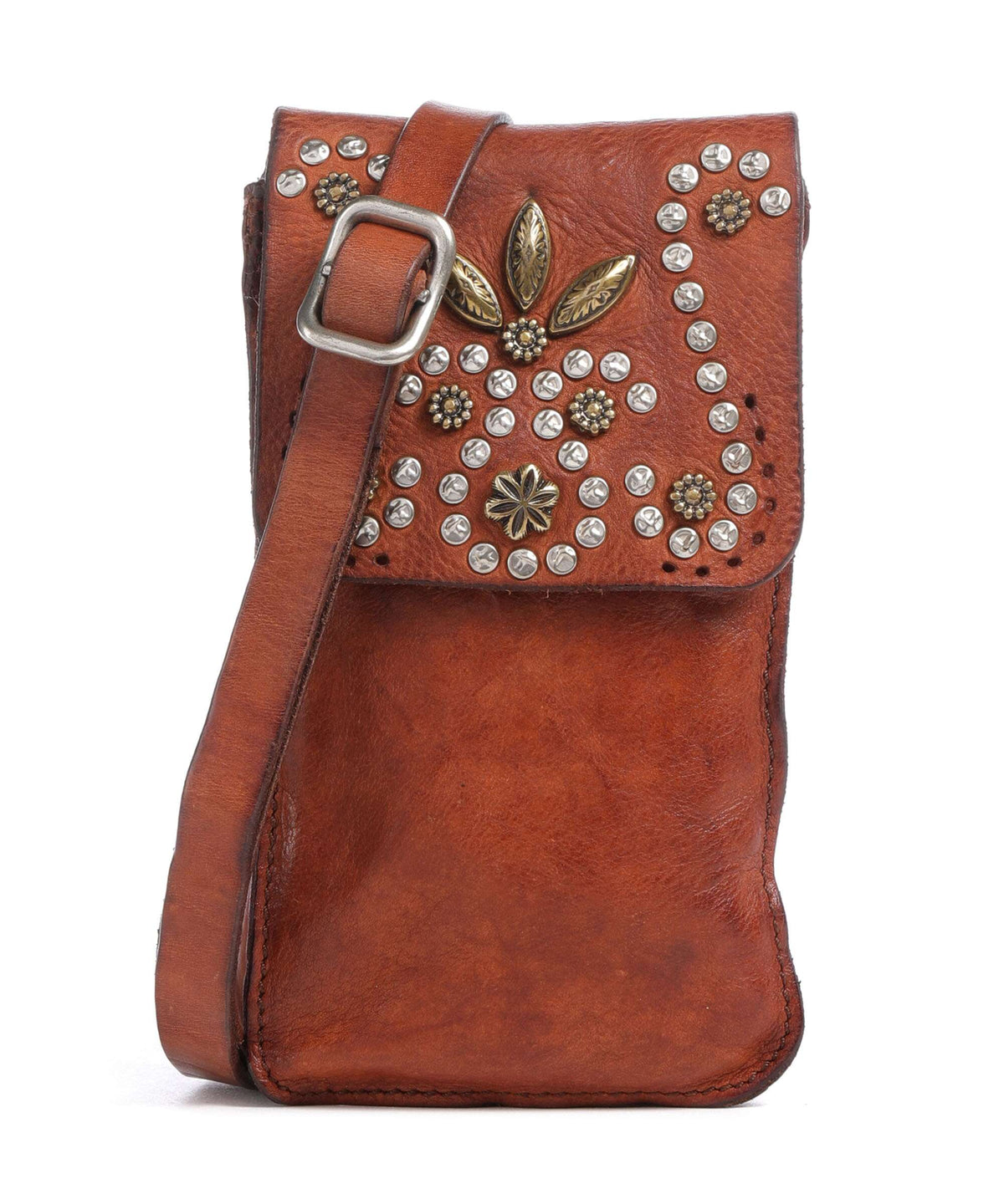 Campomaggi Phone bag cognac