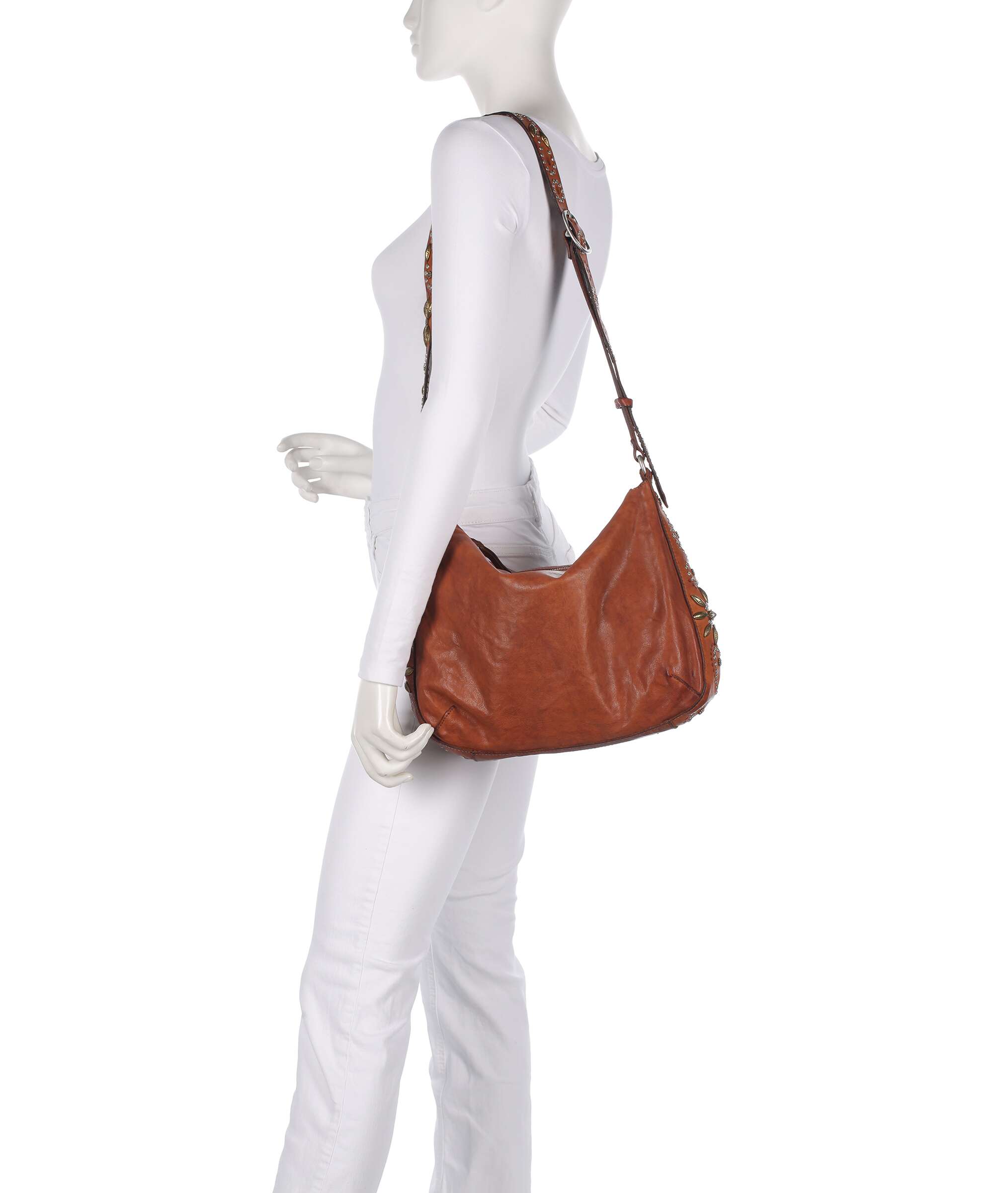 Campomaggi Hobo bag cognac