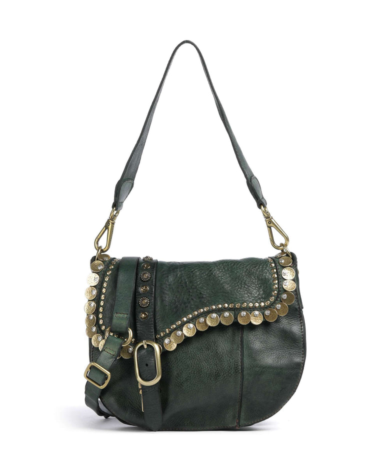 Campomaggi Shoulder bag green bottle