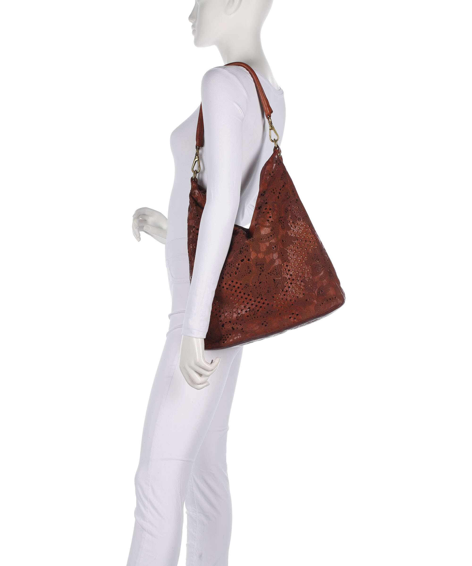 Campomaggi Hobo bag cognac