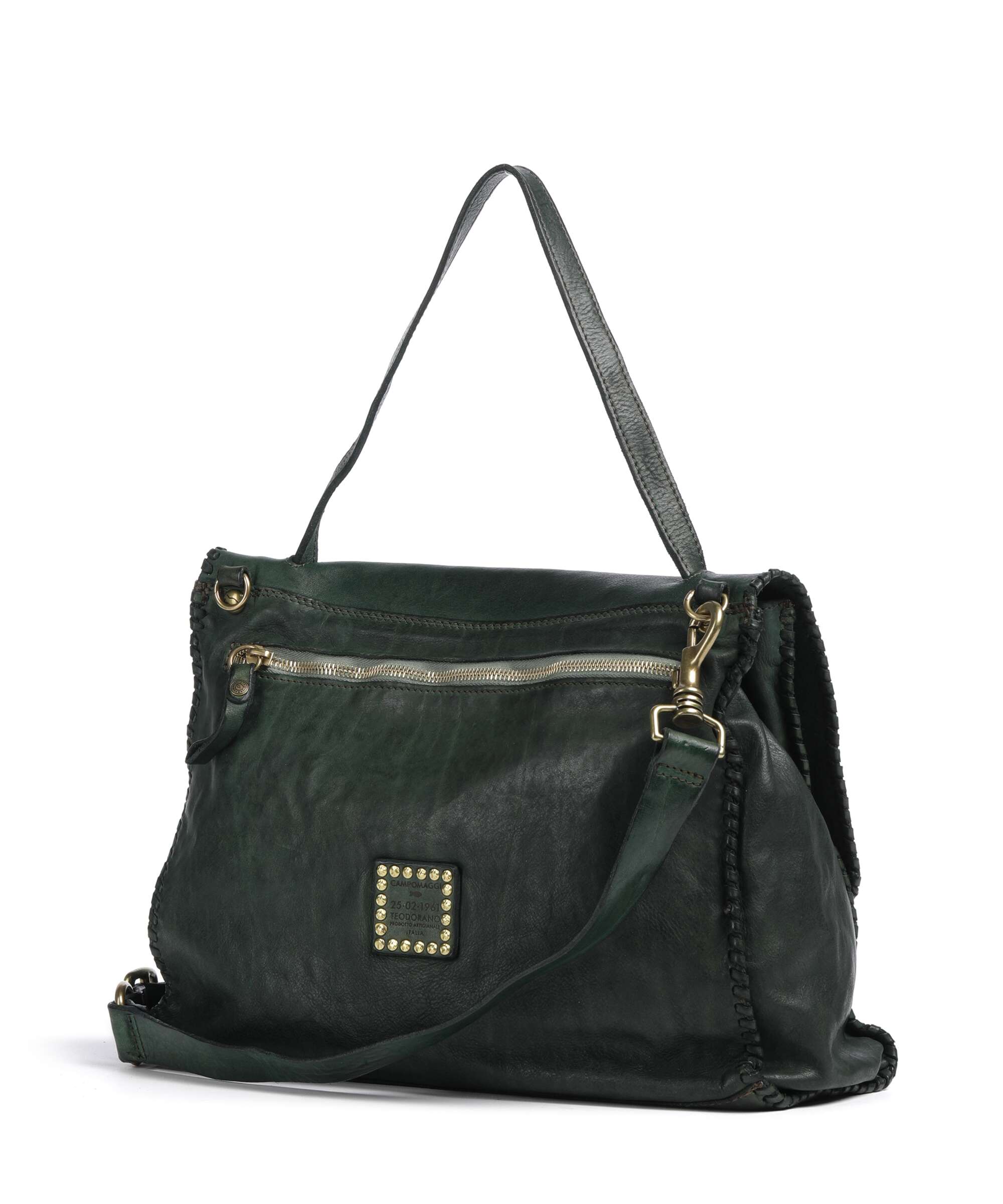 Campomaggi Tote bag green bottle