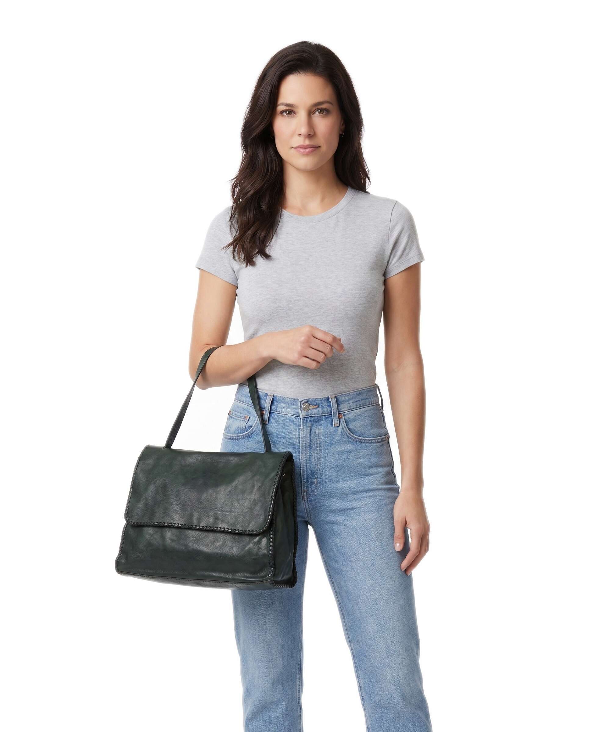 Campomaggi Tote bag green bottle