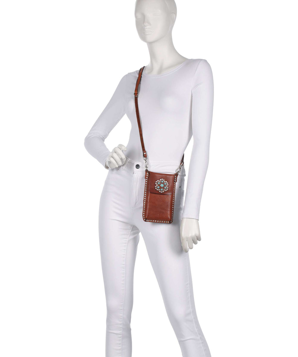 Campomaggi Phone bag cognac