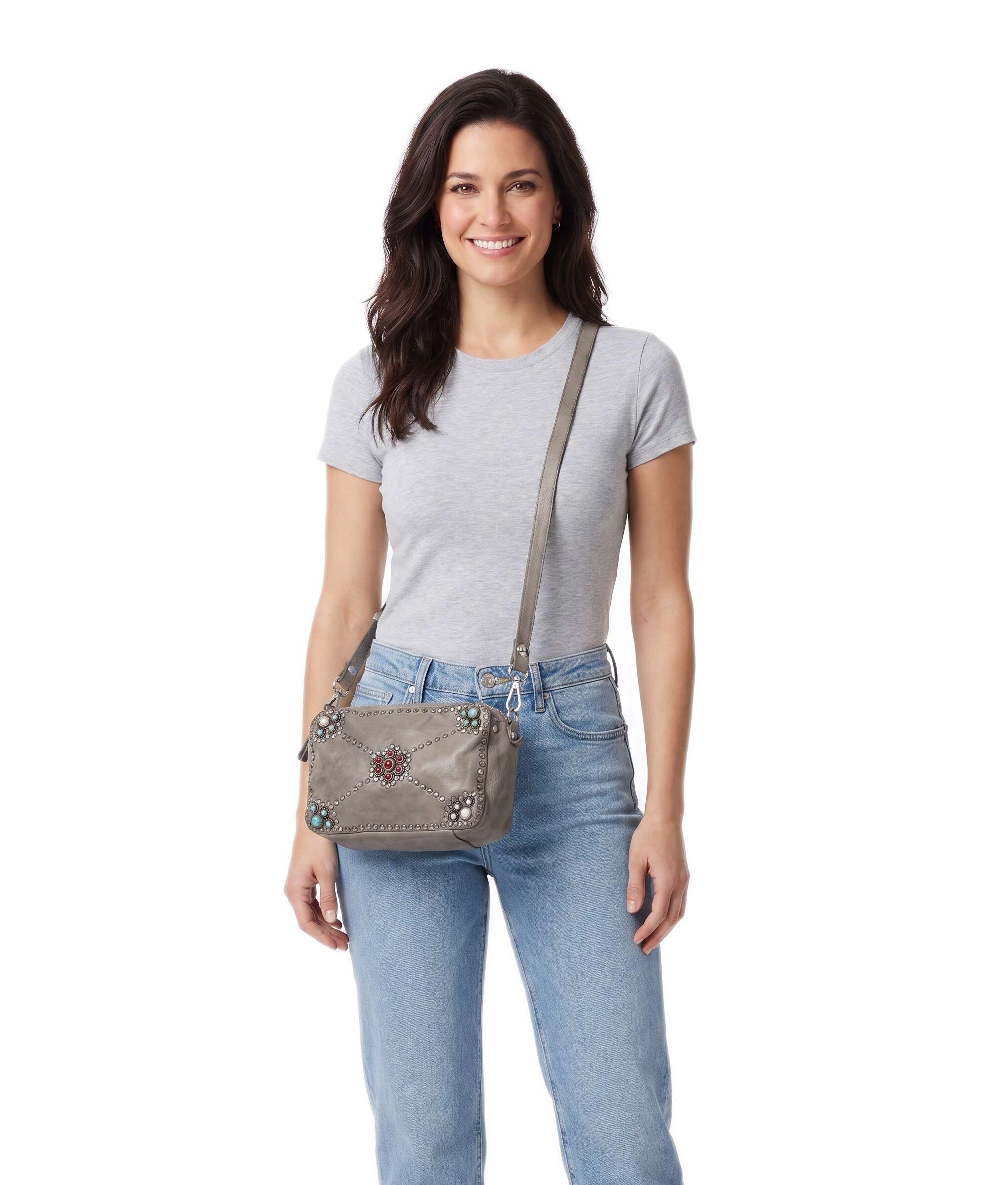 Campomaggi Shoulder bag cement