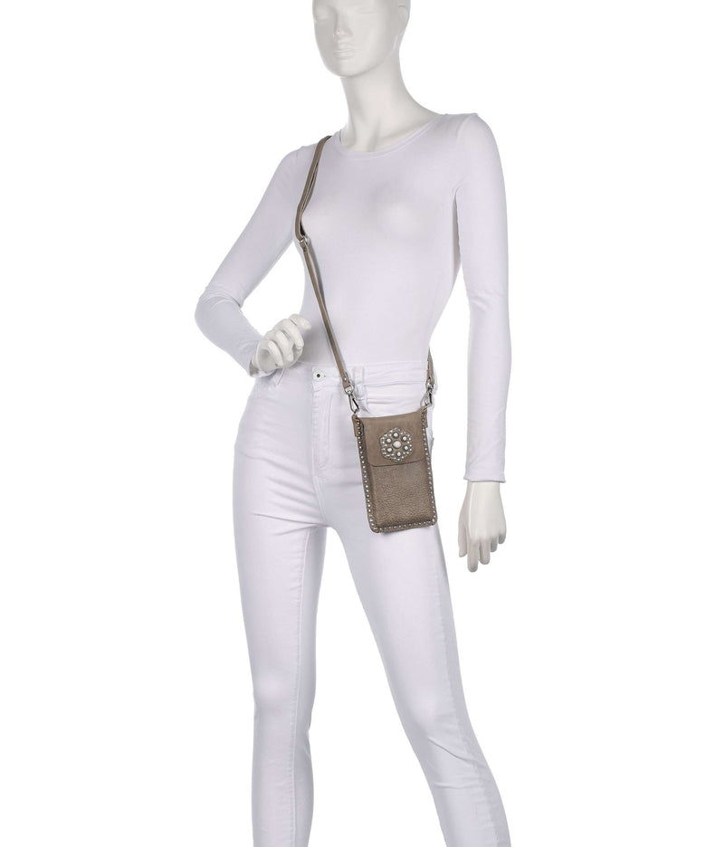 Campomaggi Phone bag cement