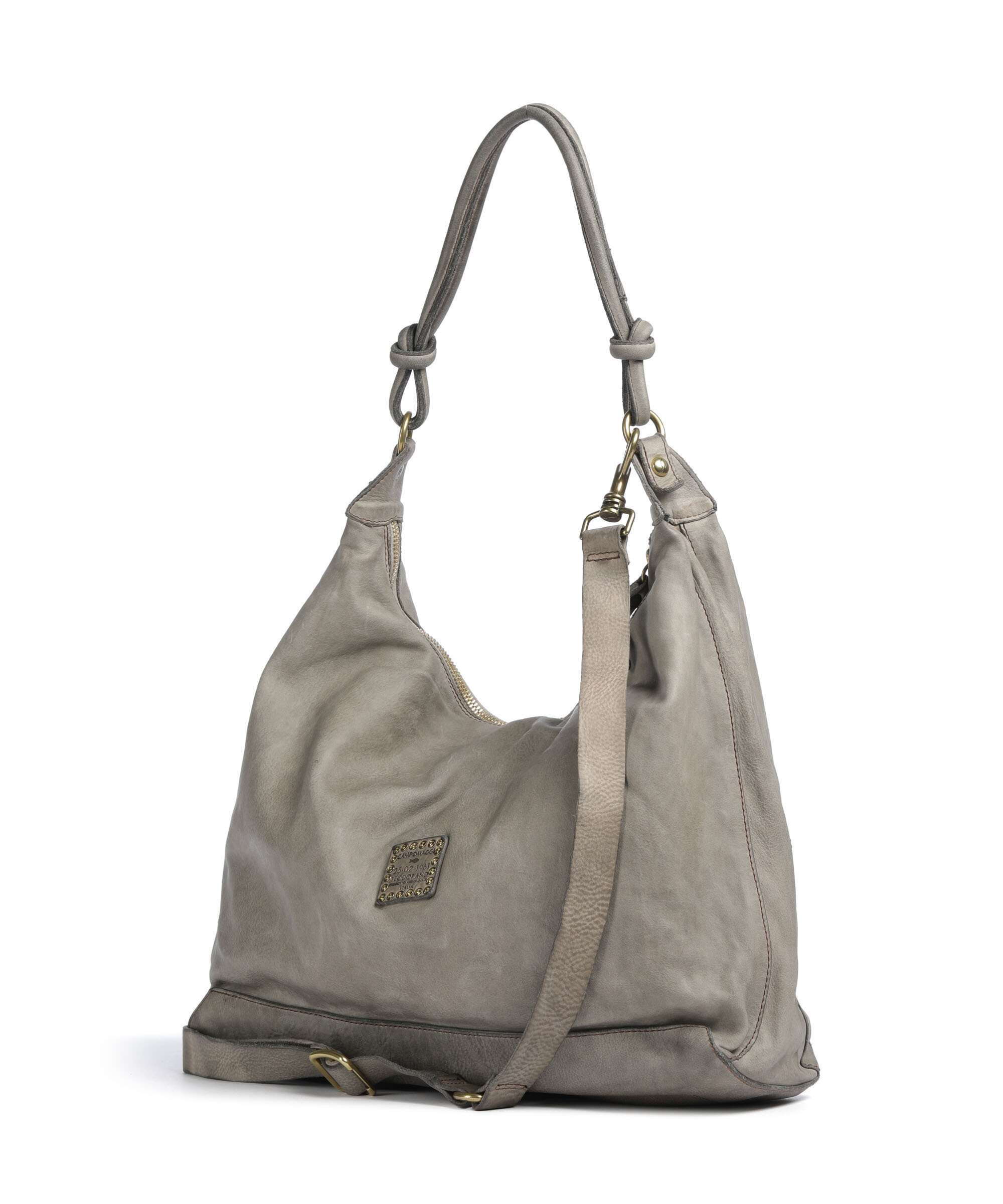 Campomaggi Hobo bag cement
