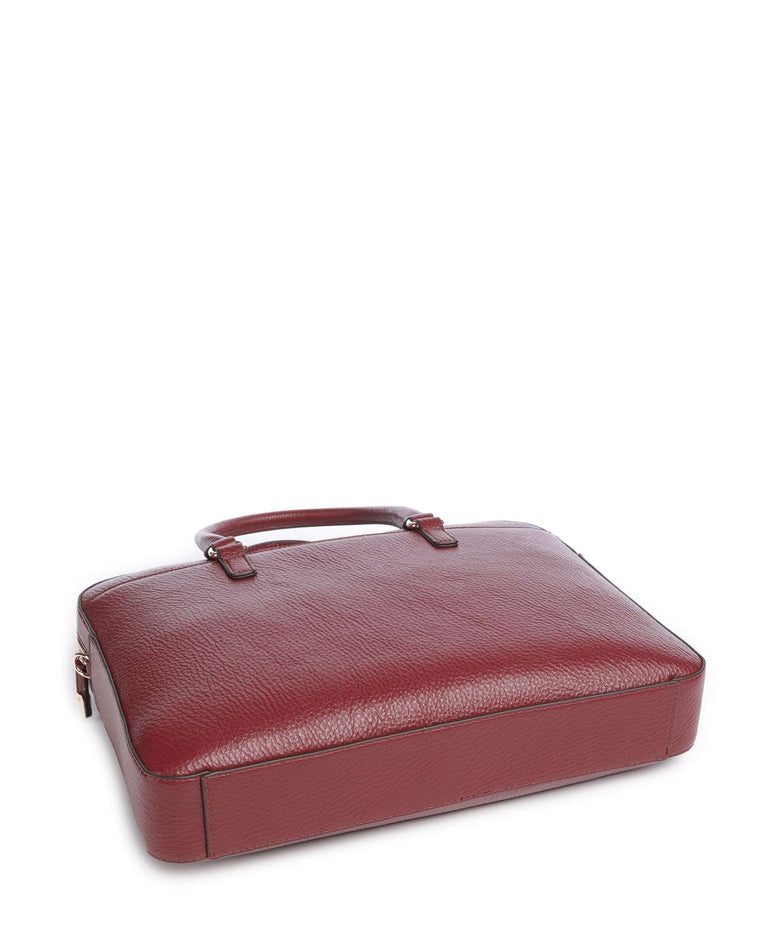 Liu Jo Manhattan M Briefcase red wine