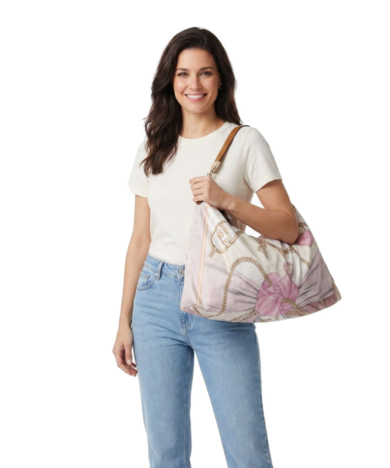 Liu Jo Foulard Hobo bag st metall/soft peony