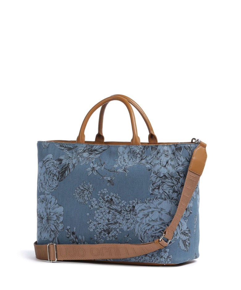 Liu Jo Sira L Handbag denim flowers