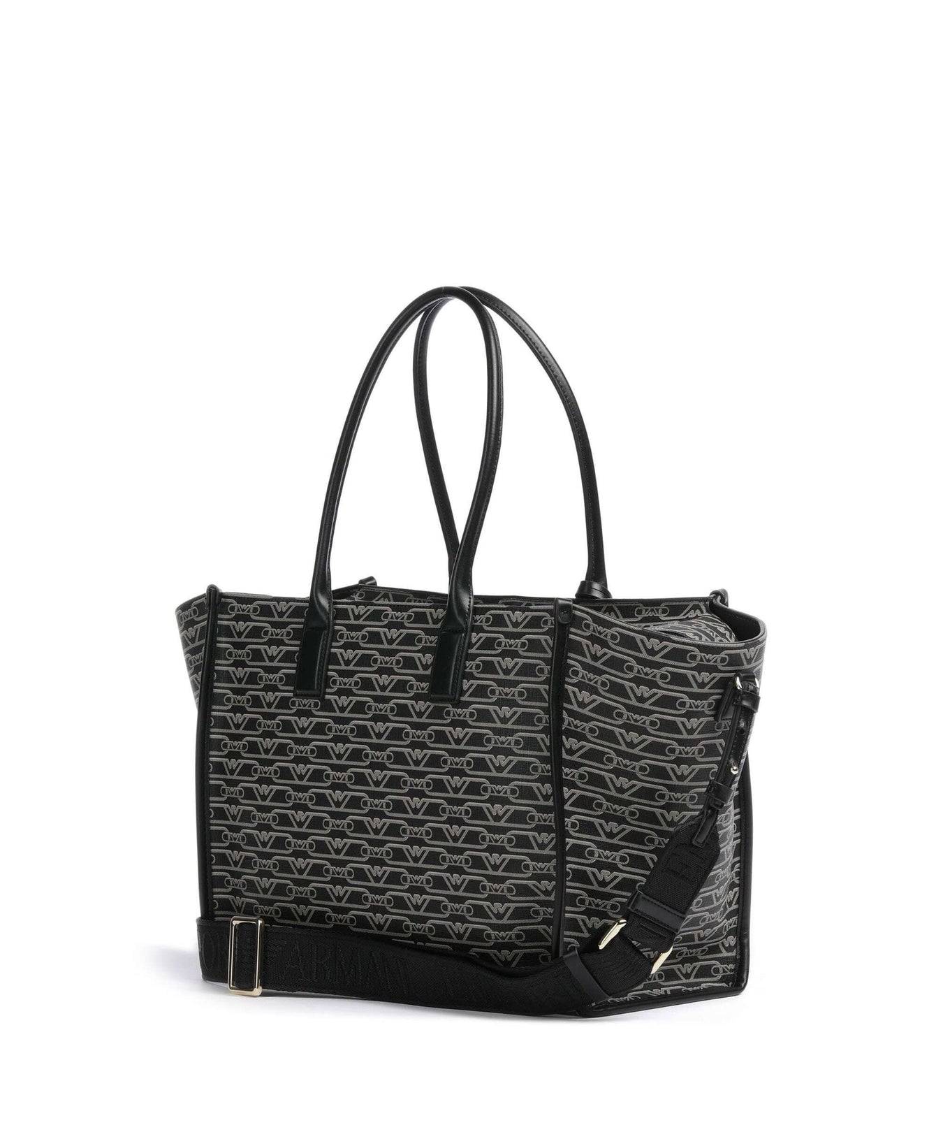 Emporio Armani La Gio Tote bag nero/ecru