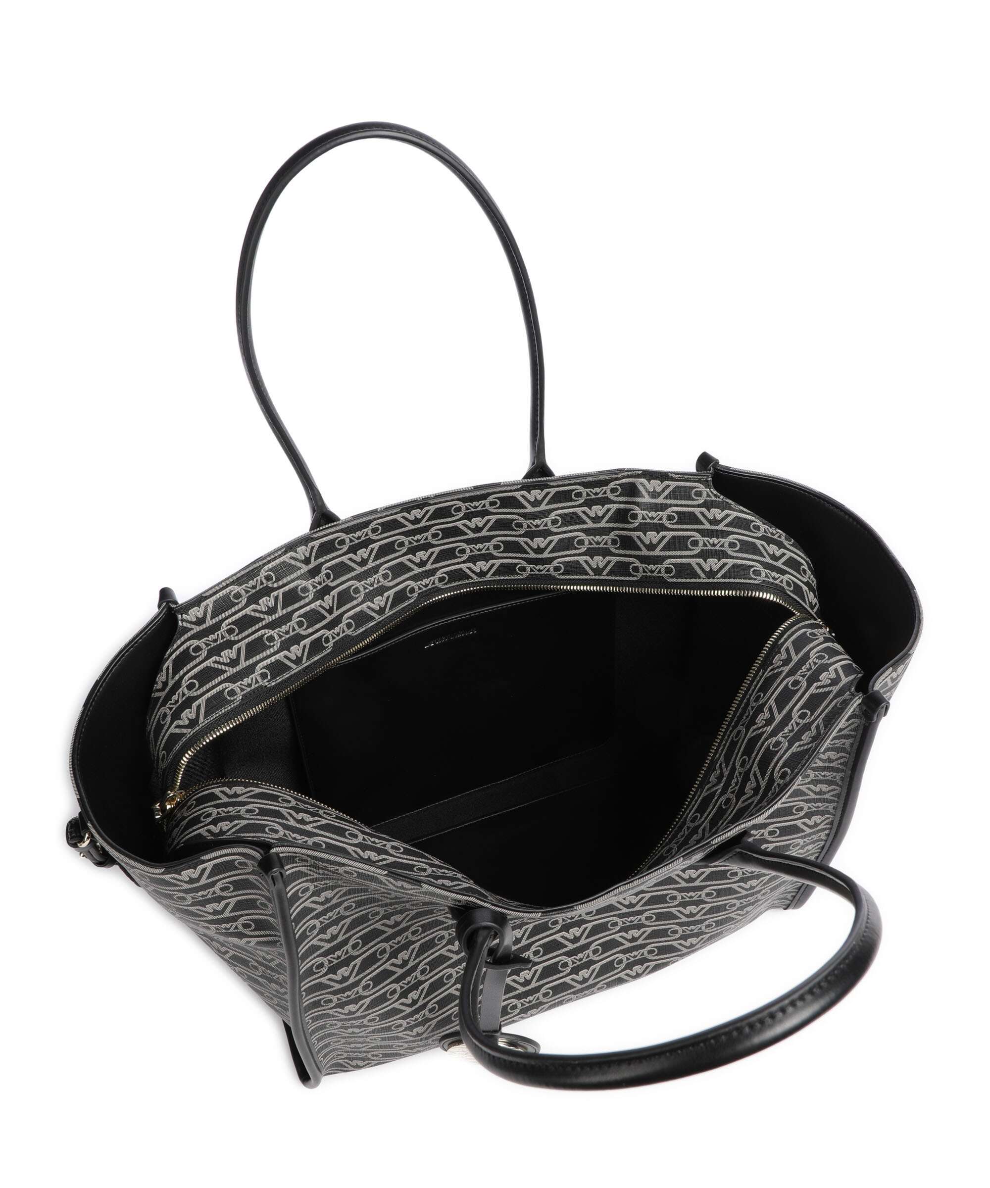 Emporio Armani La Gio Tote bag nero/ecru
