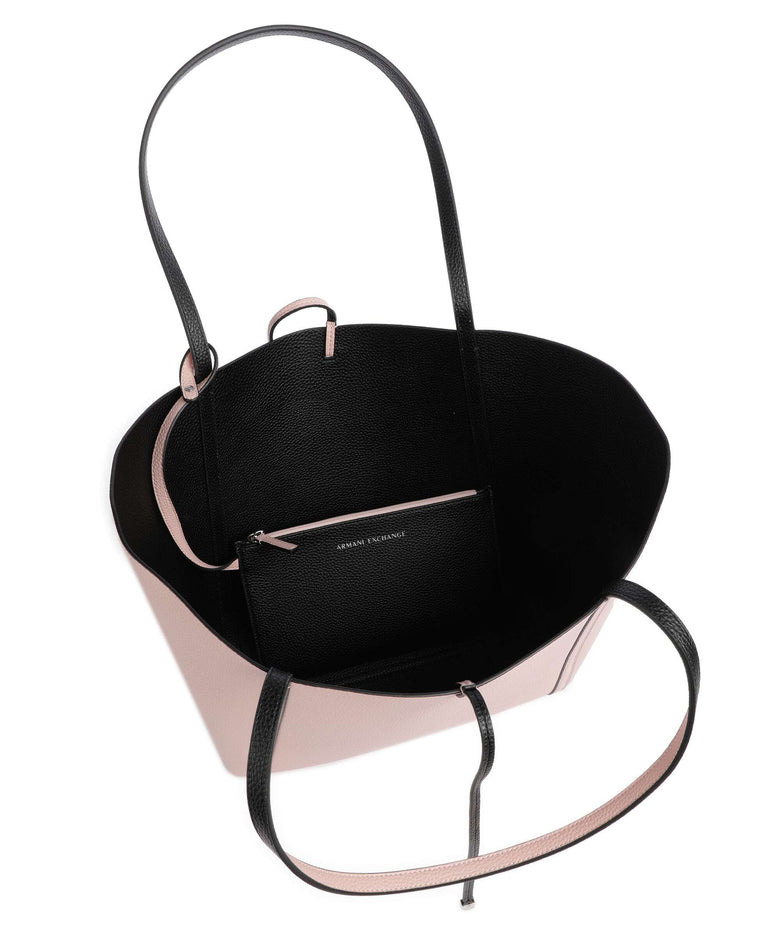 Armani Exchange Angie Tote bag pink/black