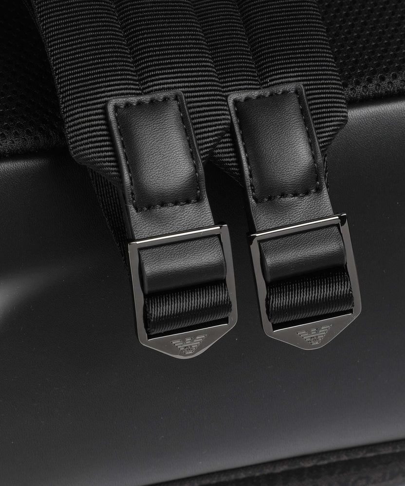 Emporio Armani Logo Jacquard Backpack bristol black