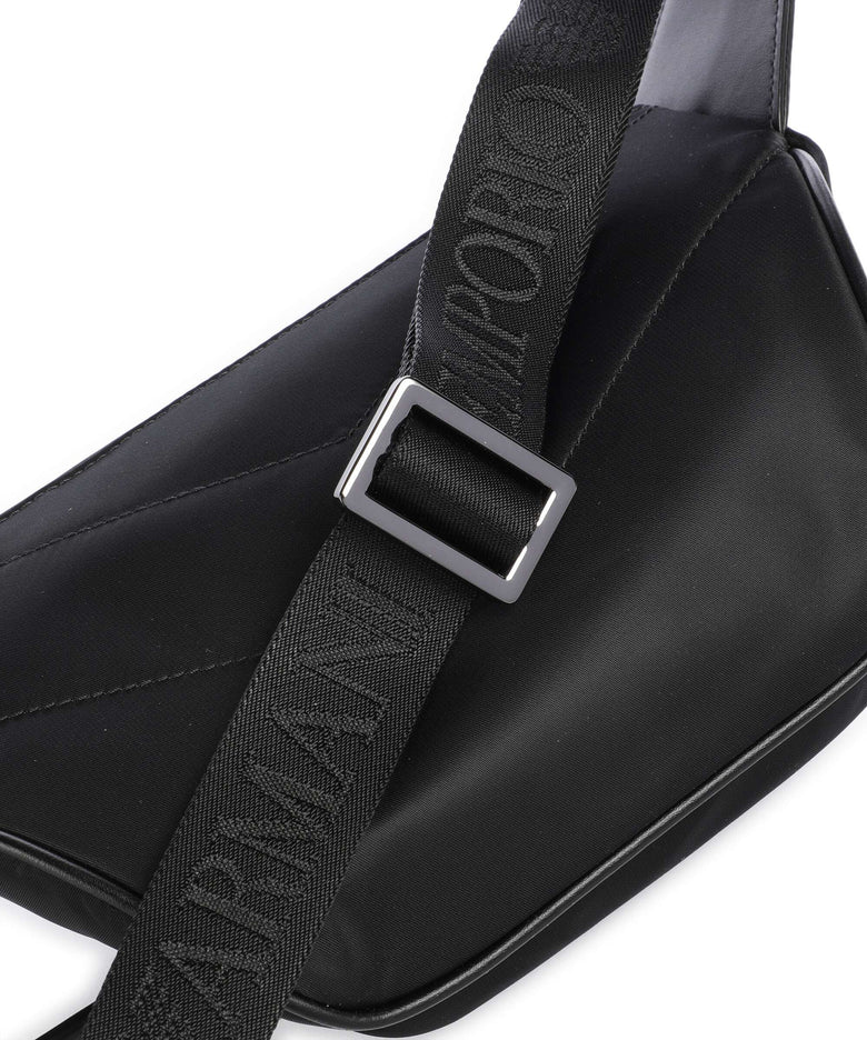 Emporio Armani Recycled Nylon Belt bag black beauty