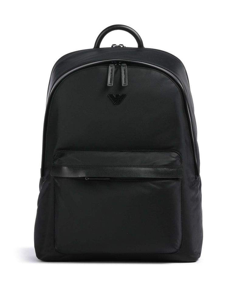 Emporio Armani Recycled Nylon Backpack black beauty