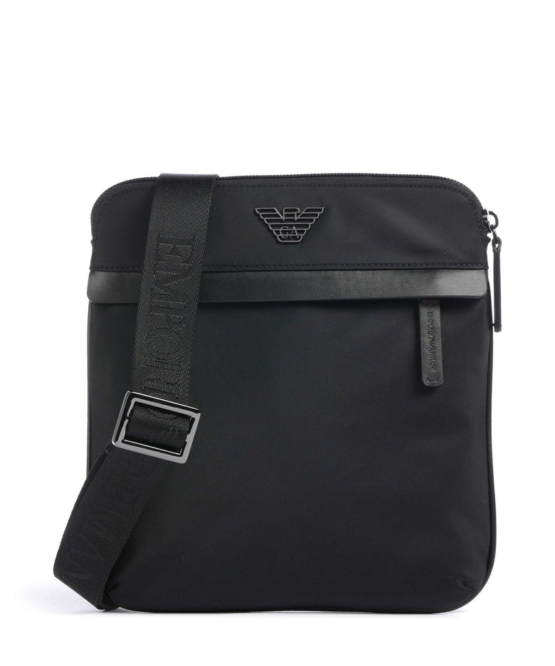 Emporio Armani Recycled Nylon Crossbody bag black beauty