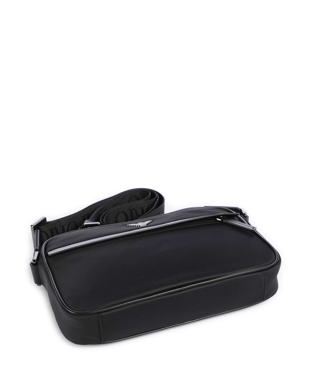Emporio Armani Recycled Nylon Crossbody bag black beauty