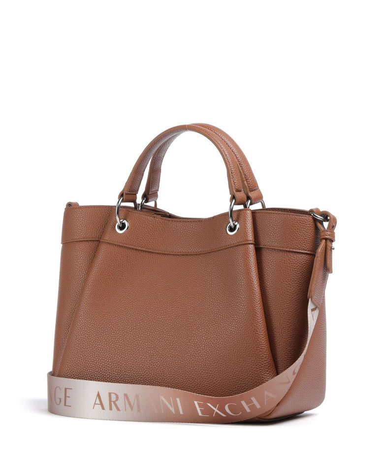 Armani Exchange Wave M Handbag whisky