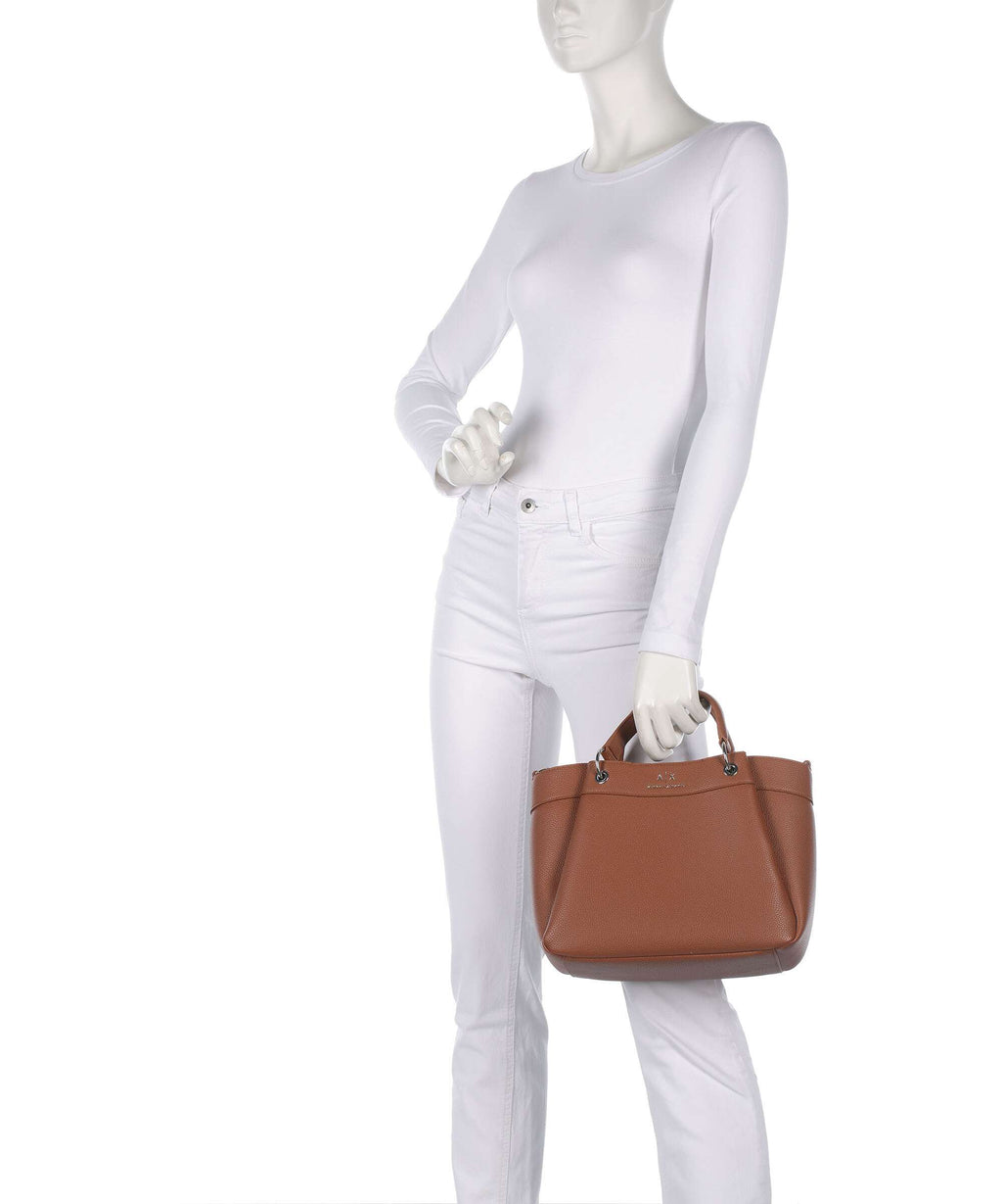 Armani Exchange Wave M Handbag whisky