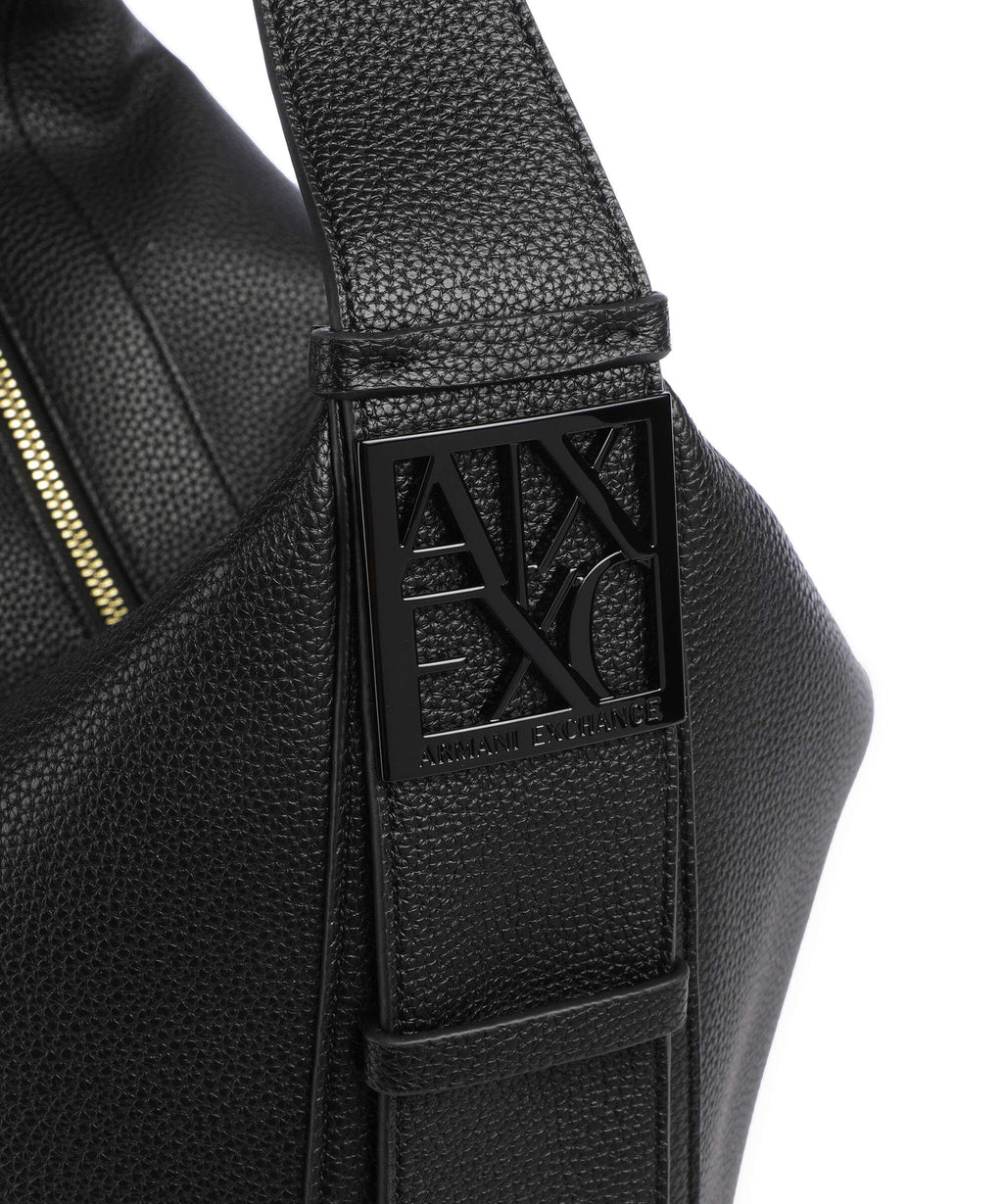 Armani Exchange Susie L Hobo bag black