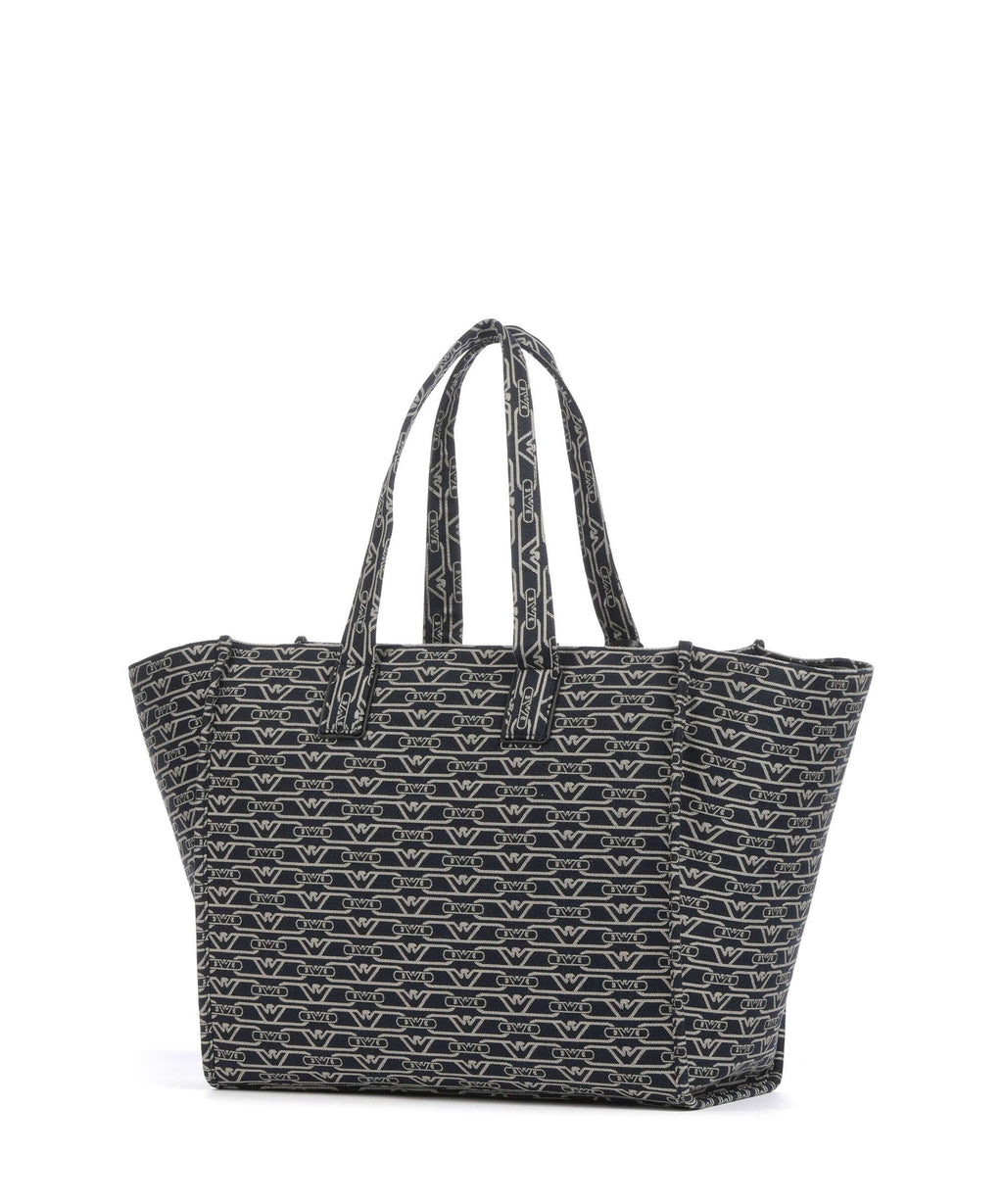 Emporio Armani La Gio Tote bag blu/ecru
