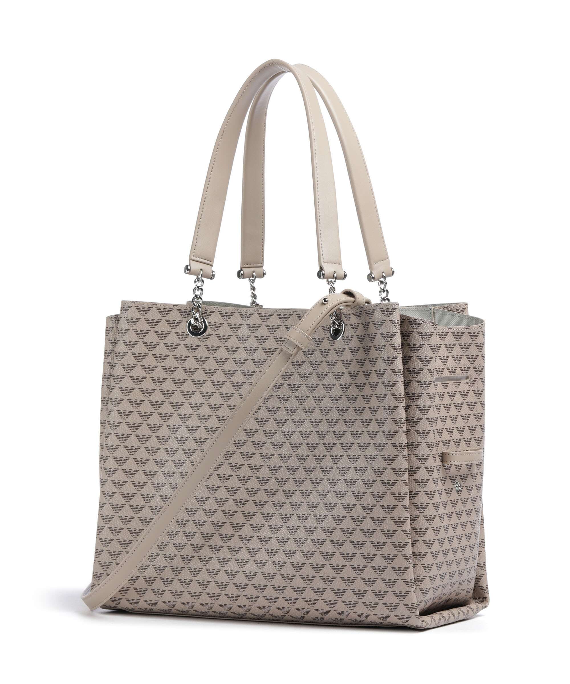 Emporio Armani Annie Tote bag ecru/moro/rosso