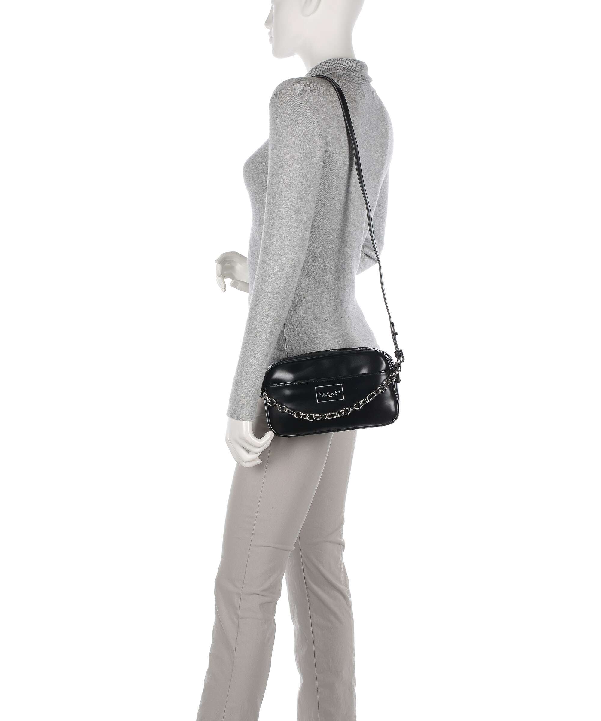 Replay Crossbody bag black