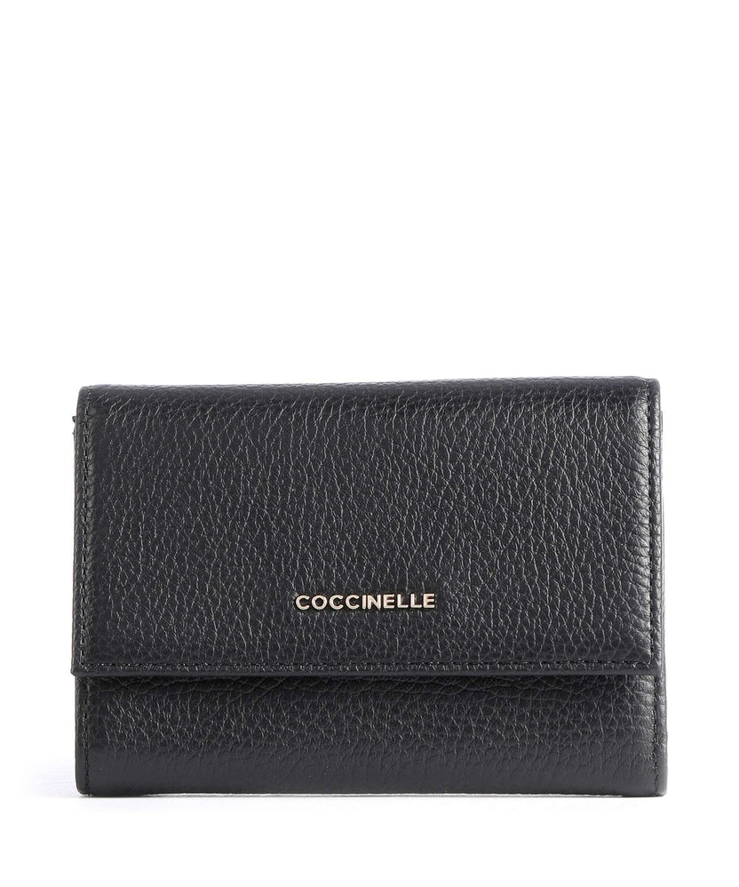 Coccinelle Metallic Soft RFID Wallet noir
