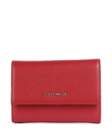 Coccinelle Metallic Soft RFID Portefeuille ruby