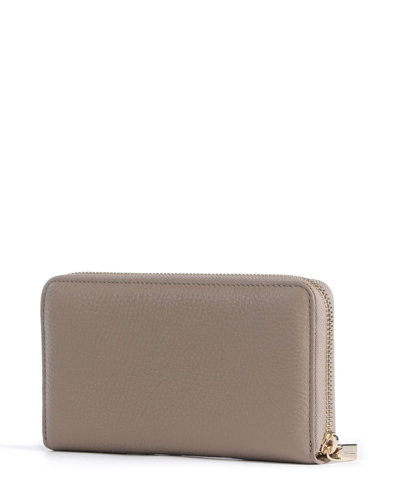 Coccinelle Metallic Soft Wallet warm taupe