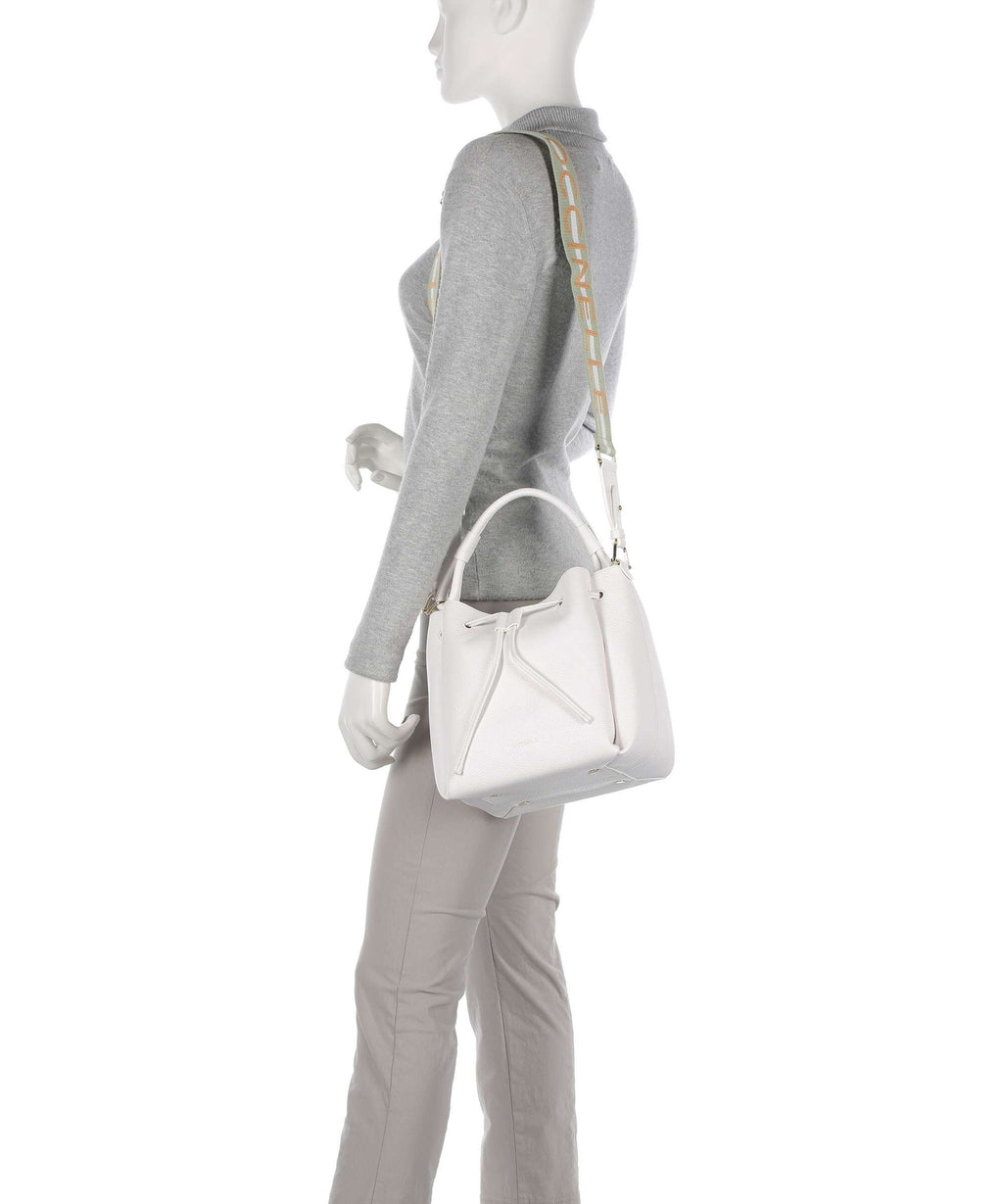 Coccinelle Eclyps Bucket bag brillant white
