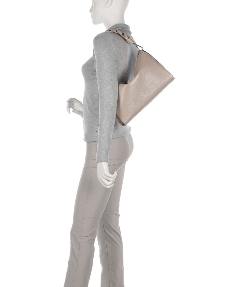 Coccinelle Boheme Shiny Goat Hobo bag powder pink