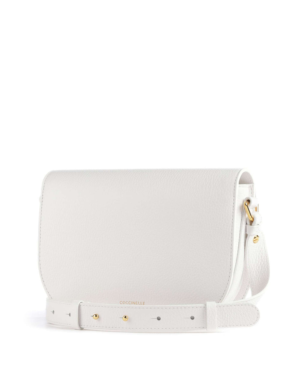 Coccinelle Dew Crossbody bag brillant white