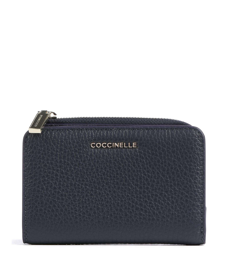 Coccinelle Metallic Soft Wallet midnight blue