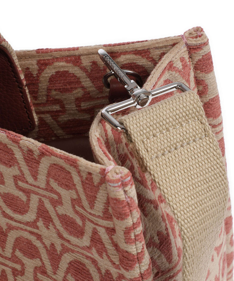 Coccinelle Never Without Bag Winter Monogram Handbag multicolour/brandy
